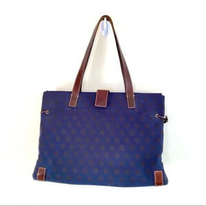 NWOT Dooney & Bourke Logo Canvas And Leather Tote